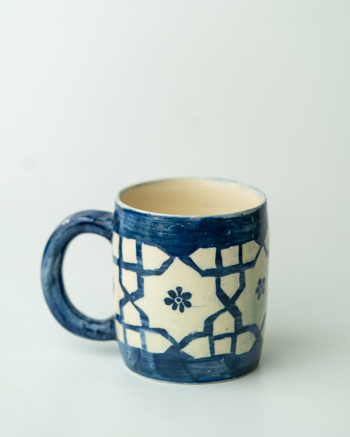 Jaali Indigo - Coffee Mug