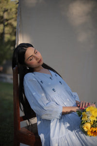 Sky Blue Layer Dress