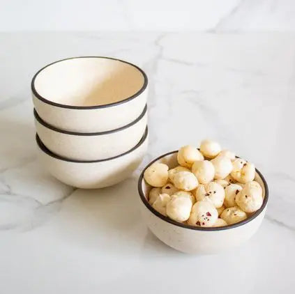 Blurry Bowls | Beige | Stoneware Ceramic