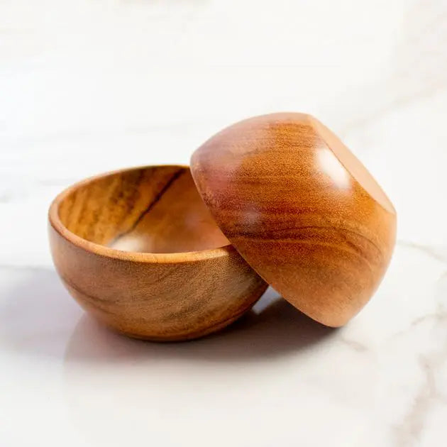 Baby Bowls (Set of 2) |Brown | Acacia Wood