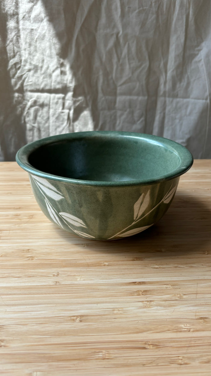 Green Leaf Inspired Bowl