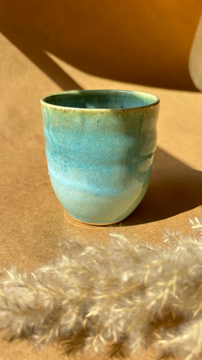 Textured Sky Blue Mug