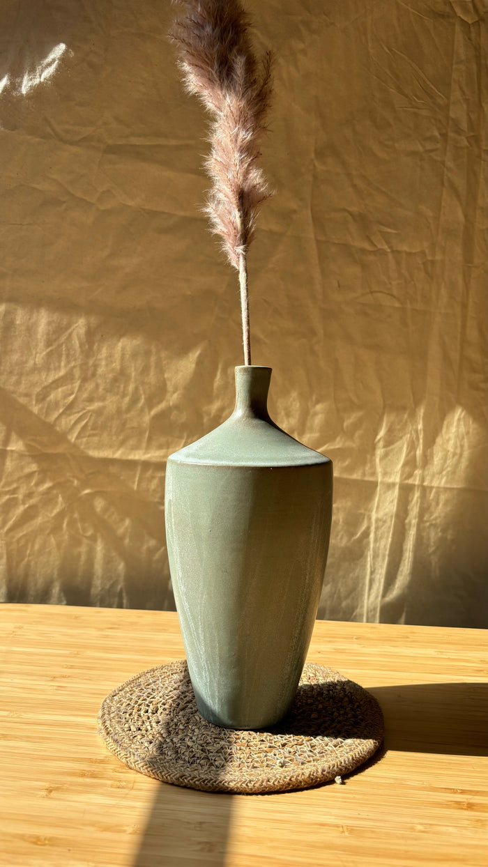 Vintage Decorative Gray  Vase
