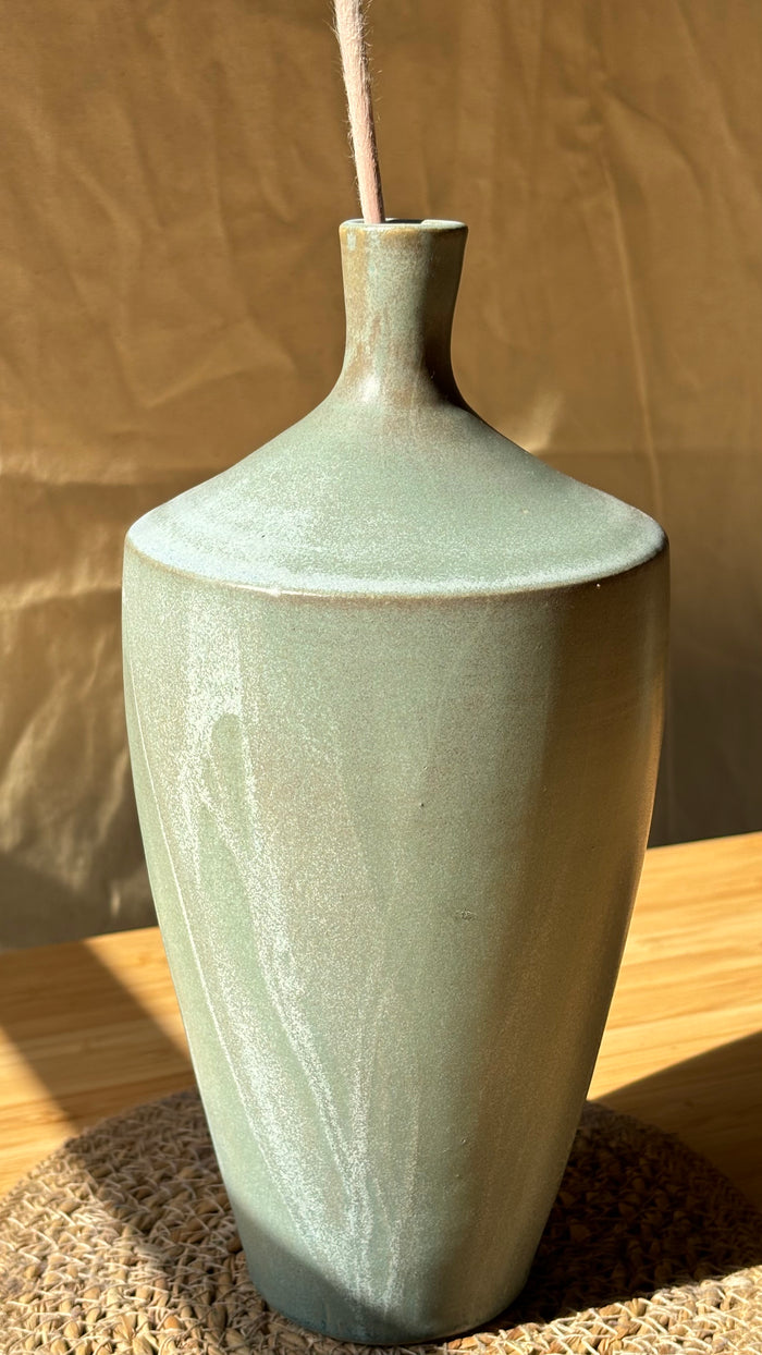 Vintage Decorative Gray  Vase