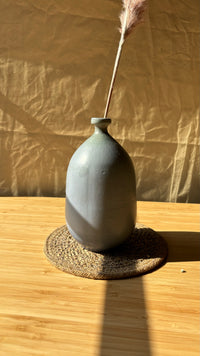 Miniature Gray Decorative Vase