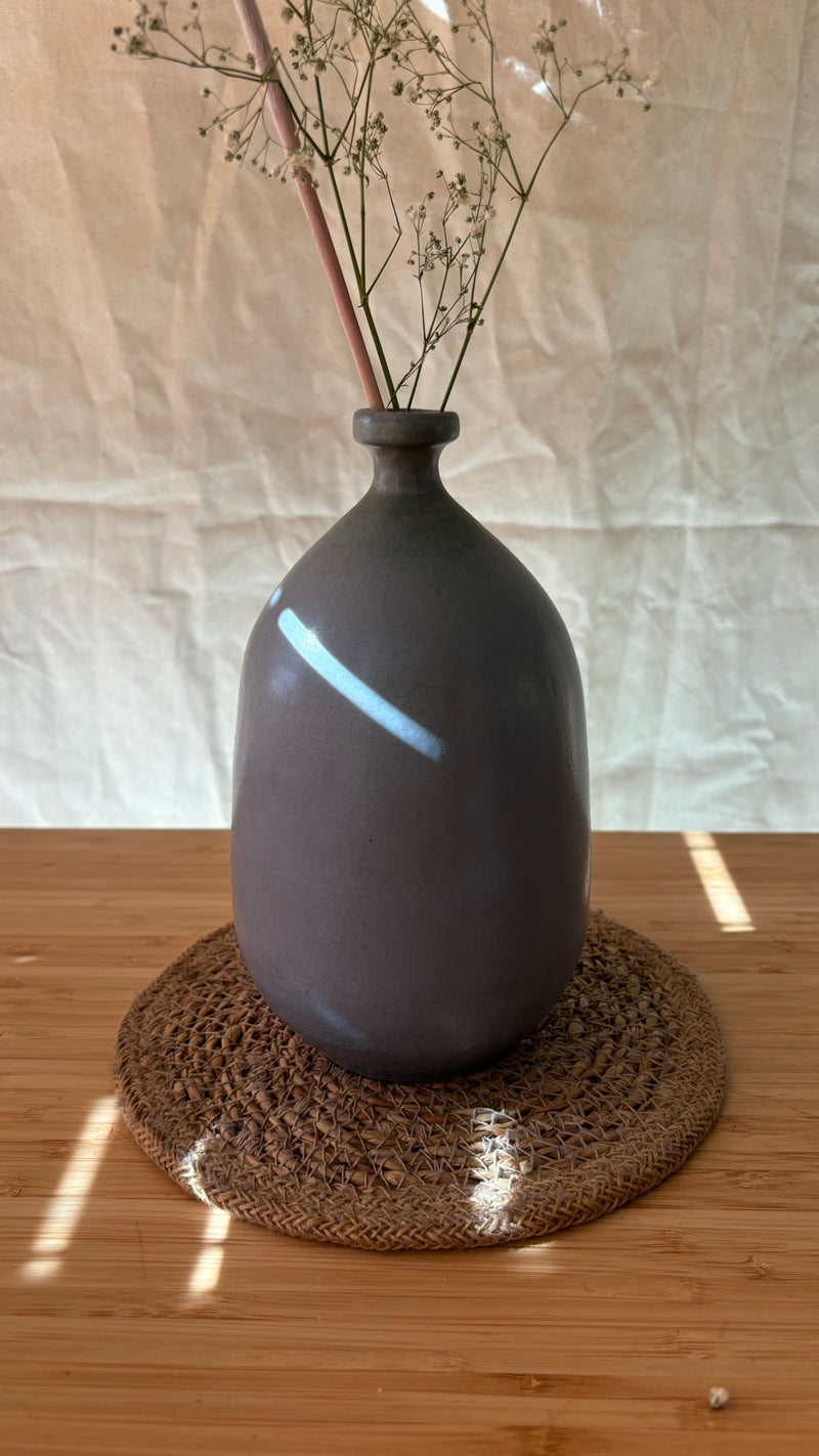 Miniature Gray Decorative Vase