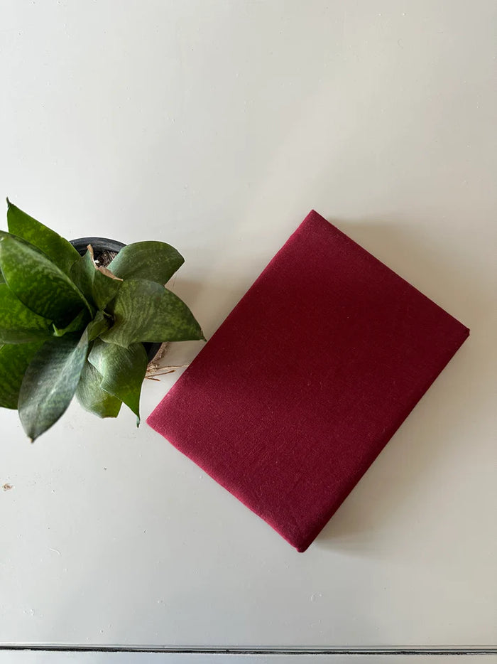 wildflower in red diary