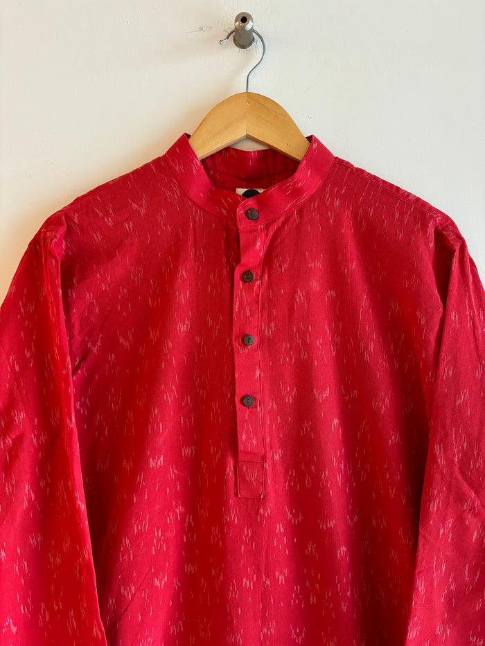 Red Printed Kurta