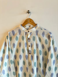 Ethnic White Printed kurta