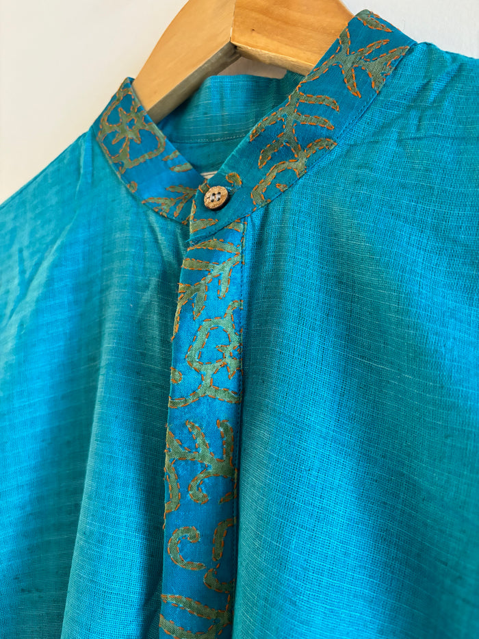 Embroidered Collar Kurta