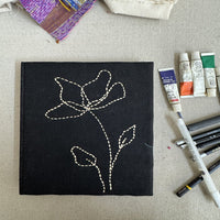 black wildflower diary