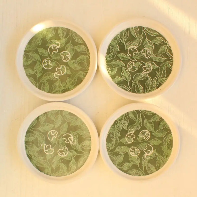 Elli Ceramic Coasters | Set of 4