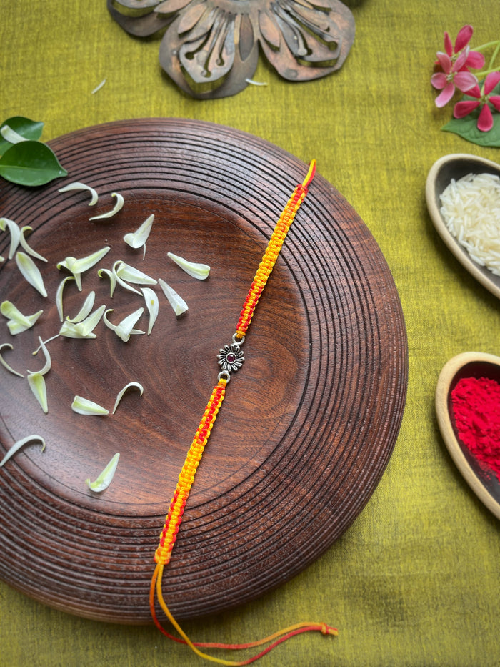 Sunlit Bloom Rakhi