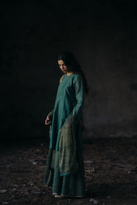 Flowers & moon kurta set