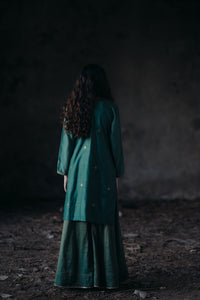 Flowers & moon kurta set
