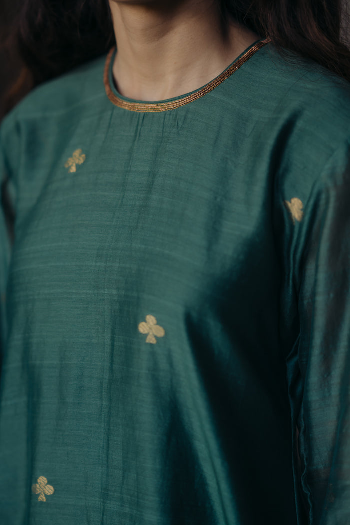 Flowers & moon kurta set