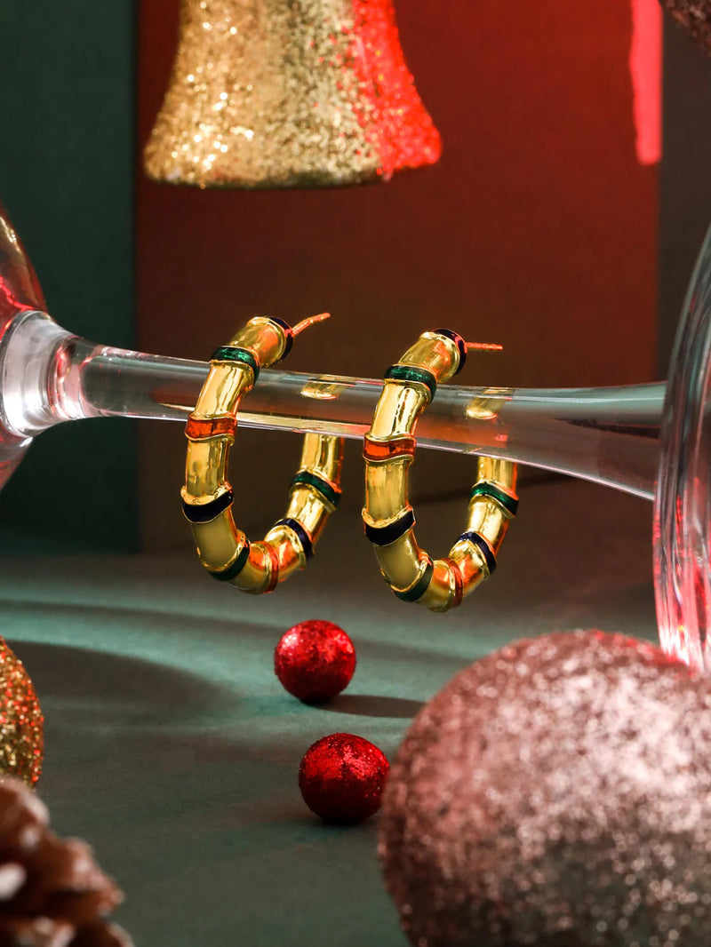 Scintillate Hoop Earrings