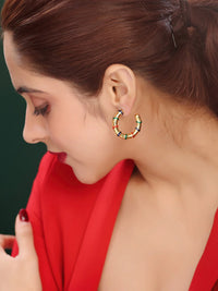 Scintillate Hoop Earrings