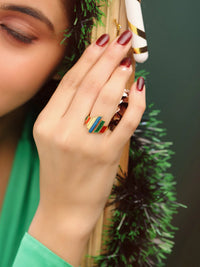 Scintillate Enamel Ring