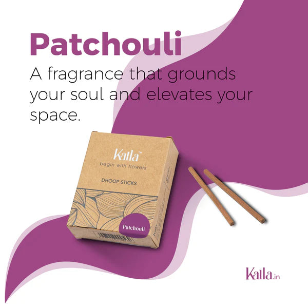 Natural Dhoop Sticks - Patchouli