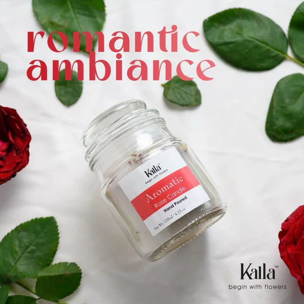 Aromatic Fragrant Candle - Rose