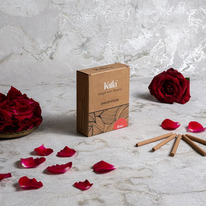 Natural Dhoop Sticks - Rose