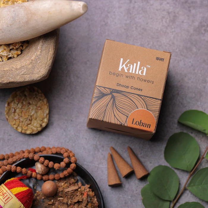 Natural Incense Cone - Loban