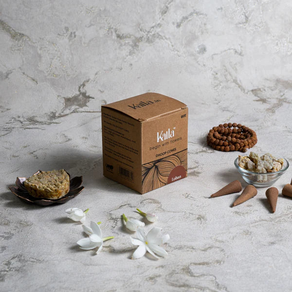 Natural Incense Cone - Loban