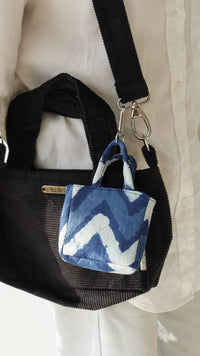 Bag Charm — handcrafted sustainable bag charm in natural materials, front view