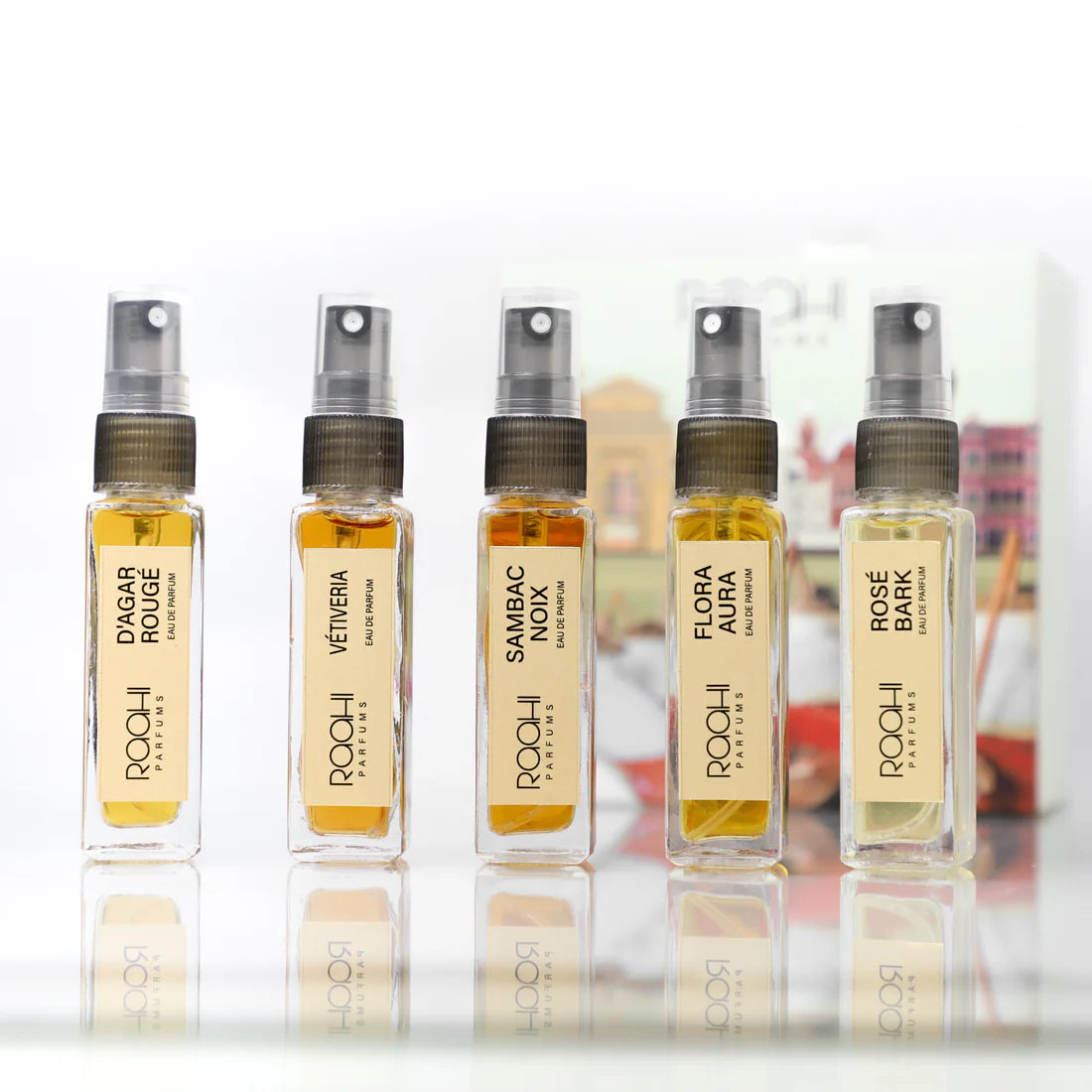 Eau De Parfum | Discovery Set | 5 Fragrance | Handcrafted in Kannauj, India