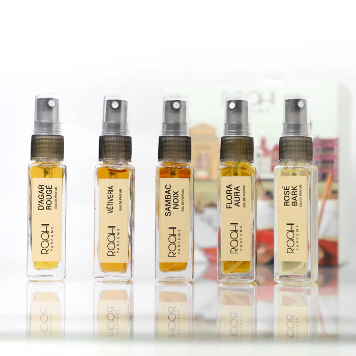 Eau De Parfum | Discovery Set | 5 Fragrance | Handcrafted in Kannauj, India