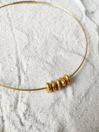 Thero De'anma brass jewellery worn model handcrafted artisan India brand