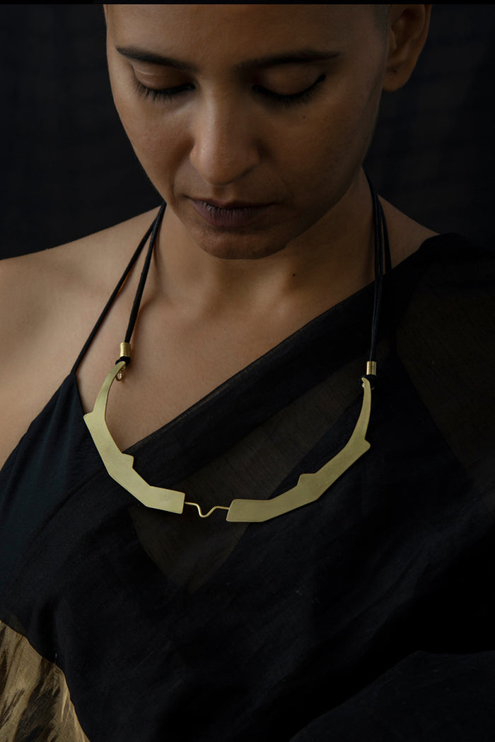 Mandibulo Pendant by Dookdi — handcrafted sculptural insect mandible-inspired jewelry, artisan nature art Mitti Lifestyle
