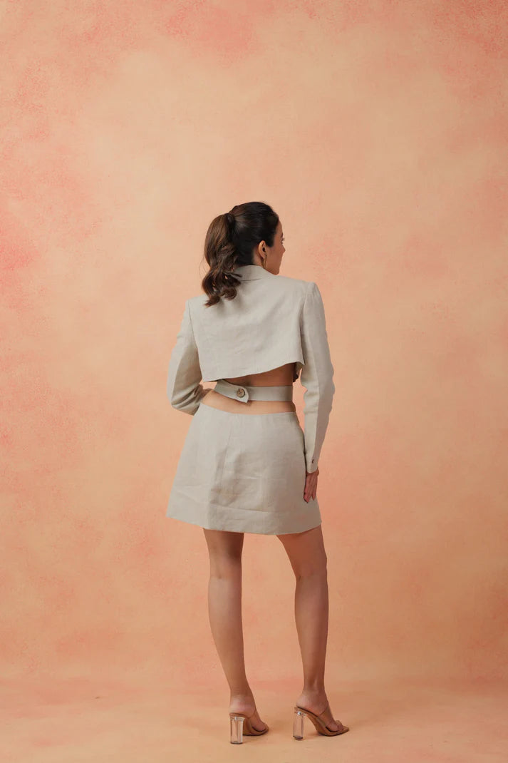 Whispering Edge Blazer Dress