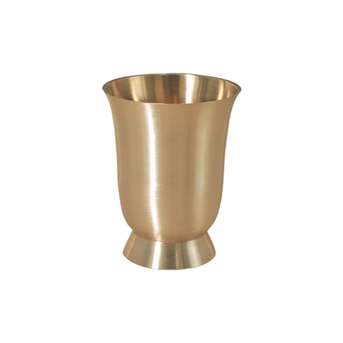 Pendi bronze drinking glass 245ml handcrafted kansa traditional toxin-free tableware Mitti Lifestyle