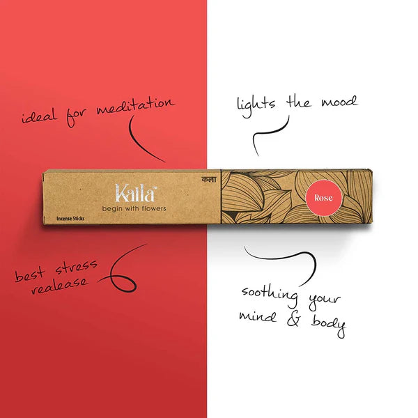Incense Stick (40 Sticks) - Rose