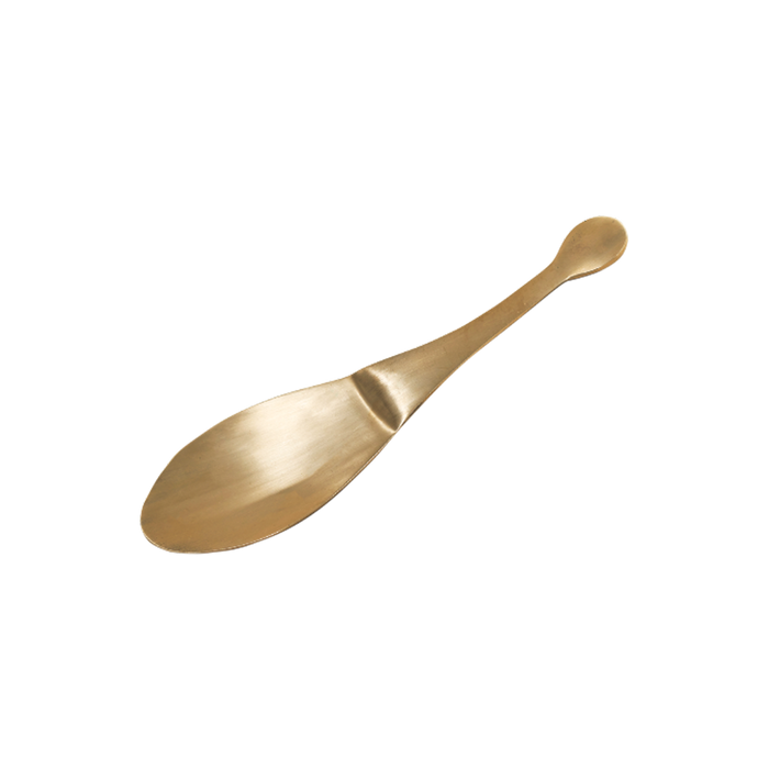 Bronze rice serving spoon 21cm handcrafted kansa traditional toxin-free kitchen Mitti Lifestyle