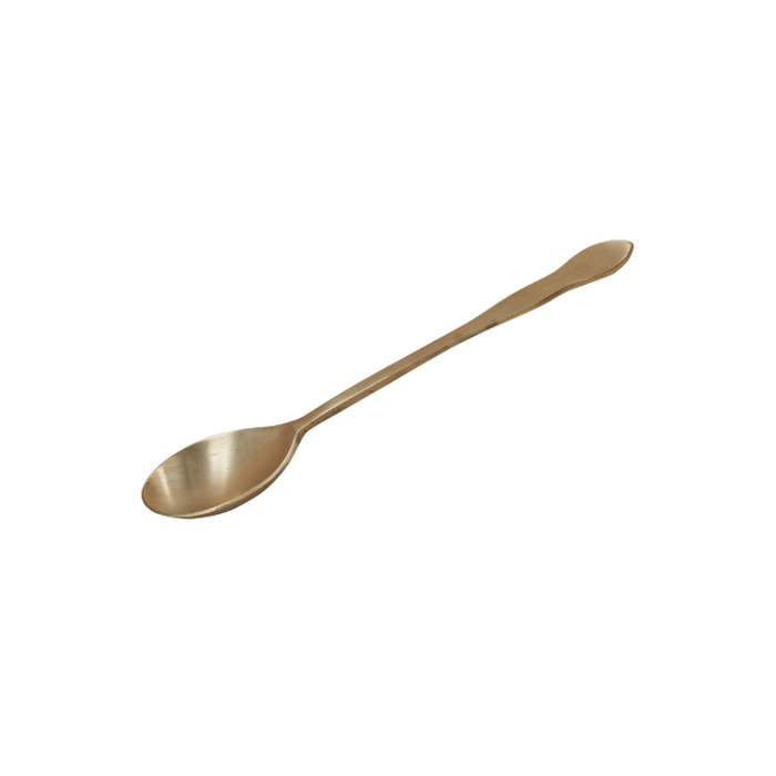 Straight bronze serving spoon 19cm handcrafted kansa traditional toxin-free kitchen Mitti Lifestyle