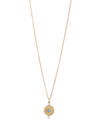 24K Plating Gold Evil Eye Good Luck Charm Collection Pendant