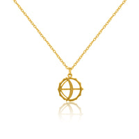 24K Gold Plating Bow and Arrow Good Luck Charm Collection Pendant