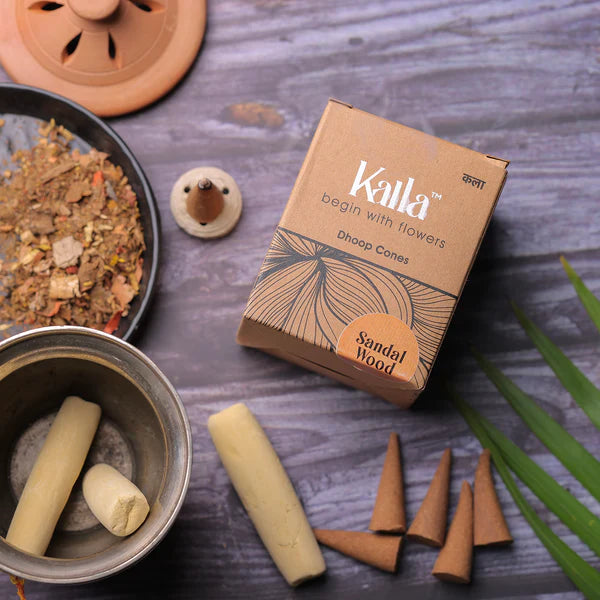Natural Incense Cone - Sandalwood