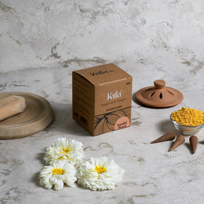 Natural Incense Cone - Sandalwood