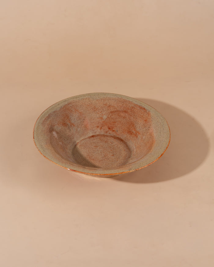 Pasta Platter ceramic handcrafted artisan sustainable dining Cico Mitti Lifestyle side view