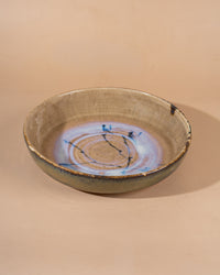 Wide Salad Plate handthrown ceramic artisan tableware sustainable home dining Mitti Lifestyle