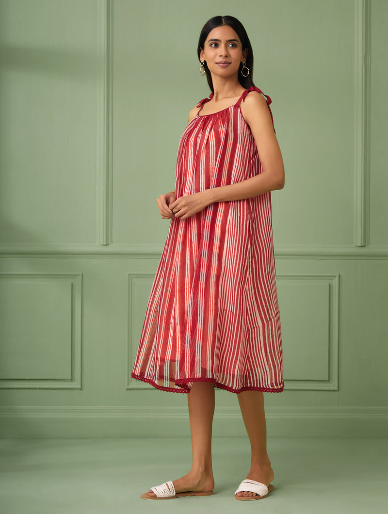 Stripe Jacket Dress