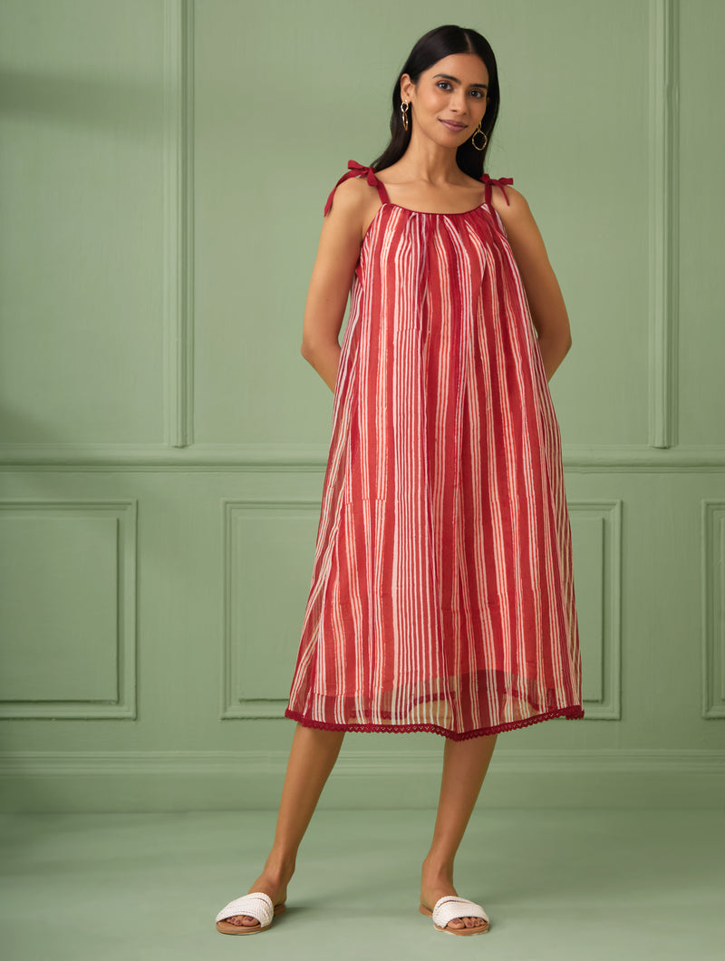 Stripe Jacket Dress