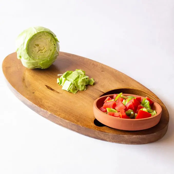 Terra Chop-Up Mango wood Chopping Board | Mango Wood | Terracotta