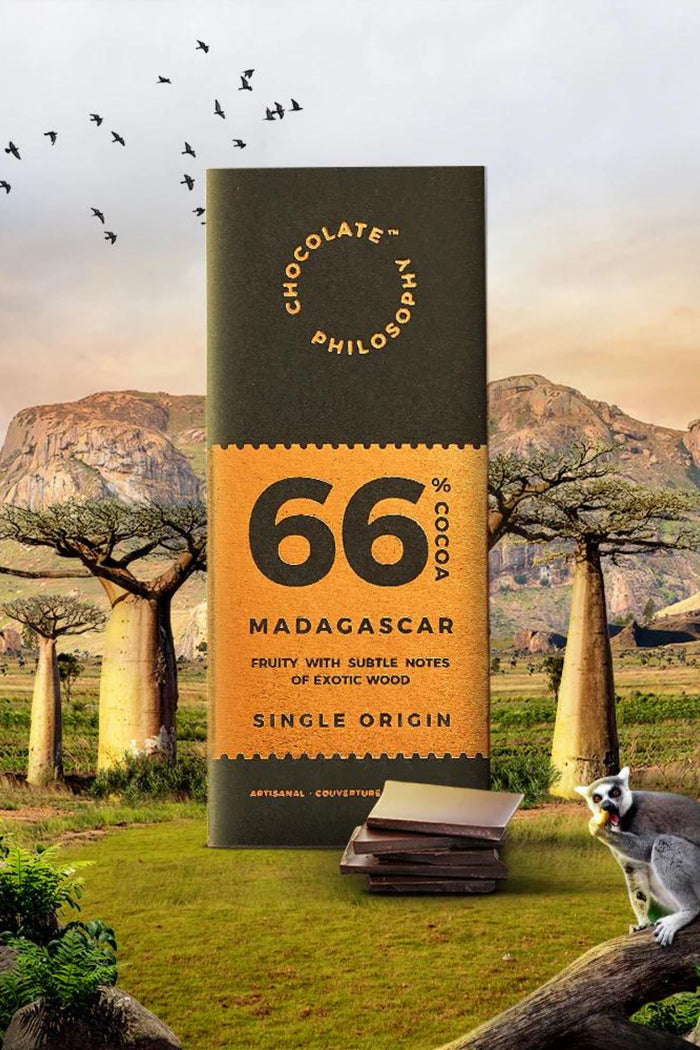 MADAGASCAR: SINGLE ORIGIN, FRUITY WITH SUBTLE NOTES OF EXOTIC WOOD, 30G