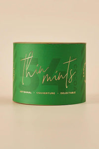 Thin Mint: Thin, Delicate Squares Of Dark 54% Chocolate With Mint, 50G