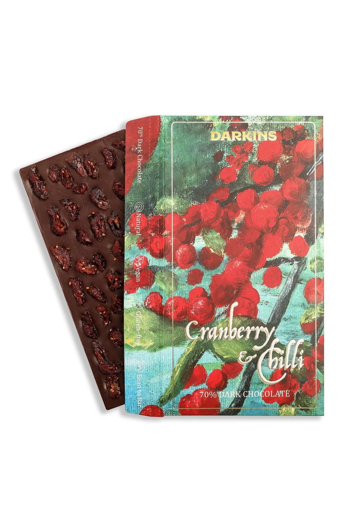 70% Dark Chocolate with Cranberry & Chilli